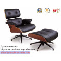 Mobilier moderne en bois en cuir Eames Leisure Lounge Chair (RFT-F5D)